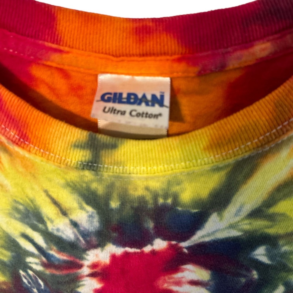 Gildan Tie Dye T Shirt Size Large - Picture 2 of 4